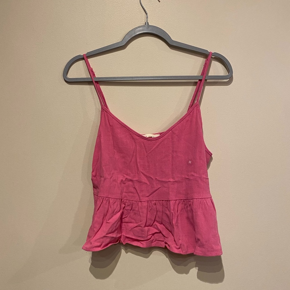 Pink crop top